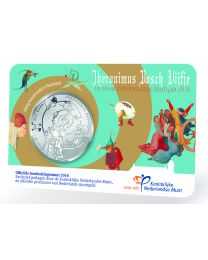Nederland 2016: Coincards Herdenkingsmunten: Het Jheronimus Bosch Vijfje