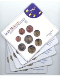 Duitsland 2004: BU Jaarsets (5 sets met de letters A, D, F, G en J)