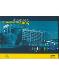 Luxemburg 2004: BU Jaarset: Uitgave P&T met postzegels