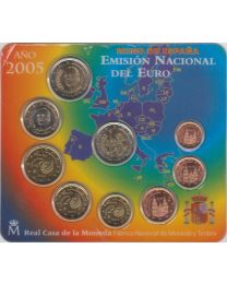 Spanje 2005: BU Jaarset met extra 2 Euro
