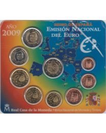 Spanje 2009: BU Jaarset met extra 2 Euro: 10 jaar EMU