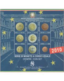 Italië 2010: BU Jaarset I met 2 Euro Cavour