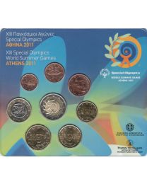 Griekenland 2011: BU Jaarset met 2 Euro Olympic