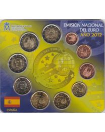 Spanje 2012: BU Jaarset met 2 maal extra 2 Euro 