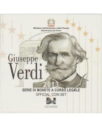 Italië 2013: BU Jaarset I met 2 Euro Verdi