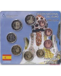 Spanje 2014: BU Jaarset met extra 2 Euro: Gaudi