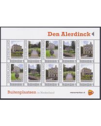 Nederland 2012: NVPH: V2751-Ae-16 "Buitenplaatsen in Nederland": Den Alerdinck: velletje postfris