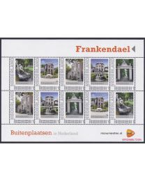Nederland 2013: NVPH: V2751-Ae-18 "Buitenplaatsen in Nederland": Frankendael: velletje postfris