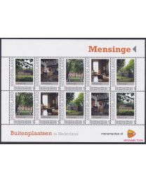 Nederland 2013: NVPH: V2751-Ae-37 "Buitenplaatsen in Nederland": Mensinge: velletje postfris