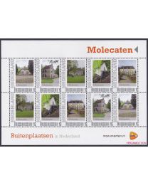Nederland 2013: NVPH: V2751-Ae-38 "Buitenplaatsen in Nederland": Molecaten: velletje postfris