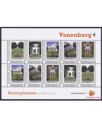 Nederland 2013: NVPH: V2751-Ae-45 "Buitenplaatsen in Nederland": Vanenburg: velletje postfris