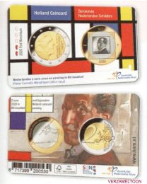 Nederland 2020: Holland Coin Fair Coincard: Piet Mondriaan