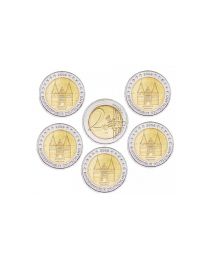 Duitsland 2006: Speciale 2 Euro unc: Holstentor Lubeck Serie: A, D, F, G, en J