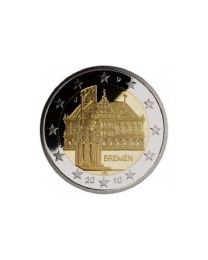 Duitsland 2010: Speciale 2 Euro unc: Raadhuis Bremen D