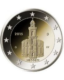 Duitsland 2015: Speciale 2 Euro unc: Hessen Pauluskerk  G