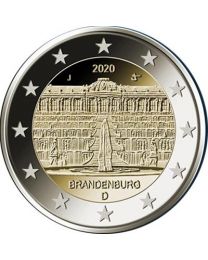 Duitsland 2020: Speciale 2 Euro unc:  "Brandenburg"  : Met letter F