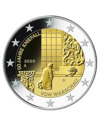 Duitsland 2020: Speciale 2 Euro unc:  "Warschau"  : Met letter F