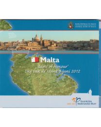 Nederland 2012: BU Jaar set: Dag van de Munt set: Guest of Honour Malta