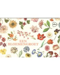 Nederland 2022: NVPH: V3642P: Een Bloemengroet: boekje met velletje en zes kaarten
