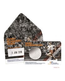 Nederland 2018: Eerste Dag Coincard Herdenkingsmunt: Fanny Blankers-Koen Vijfje