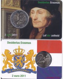 Nederland 2011: Speciale 2 Euro in Coincard: Erasmus