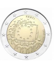 Estland 2015: Speciale 2 Euro unc: 30 Jaar Europese Vlag