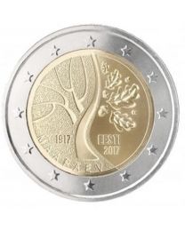 Estland 2017: Speciale 2 Euro unc: 100 Jaar Onafhankelijkheid