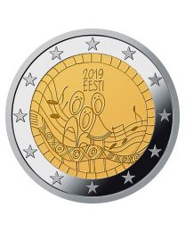 Estland 2019: Speciale 2 Euro unc: "Zangfeest"