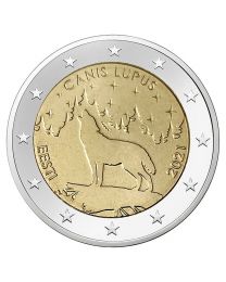 Estland 2021: Speciale 2 Euro unc: "Wolf"