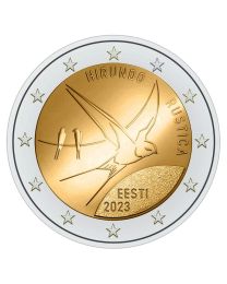 Estland 2023: Speciale 2 Euro unc: "Boerenzwaluw"