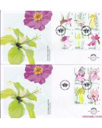 Nederland 2014: NVPH FDC: E694A + E694B: Orchideeën van het Gerendal