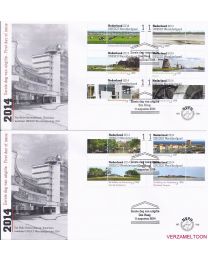 Nederland 2014: NVPH FDC: E700A + E700B: UNESCO Werelderfgoed Nederland