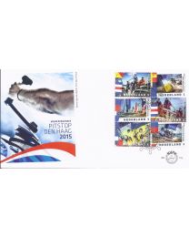 Nederland 2015: NVPH FDC: E715: Volvo Ocean Race Pitstop Den Haag 2015