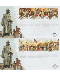 Nederland 2016: NVPH FDC: E726A + E726B: 500 jaar Jheronimus Bosch