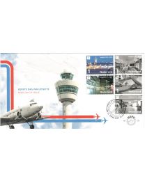 Nederland 2016: NVPH FDC: E738: 100 jaar Schiphol