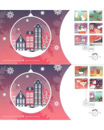 Nederland 2016: NVPH FDC: E743A + E743B: Decemberzegels 2016