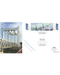 Nederland 2018: NVPH FDC: E765: PostEurop: Nederlandse bruggen