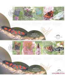 Nederland 2019: NVPH FDC: E788A + E788B: Beleef de Natuur: Vlinders