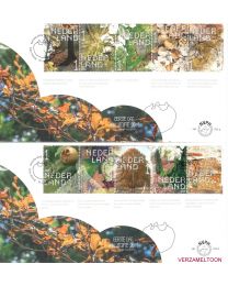 Nederland 2019: NVPH FDC: E792A + E792B: Beleef de Natuur: Bomen & Bladeren