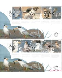 Nederland 2020: NVPH FDC: E809A + E809B: Beleef de Natuur: Kustvogels