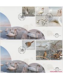 Nederland 2023: NVPH FDC: E854A + E854B: Beleef de Natuur: Marker Wadden