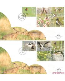 Nederland 2023: NVPH FDC: E856A + E856B: Beleef de Natuur: Skrok en Skrins