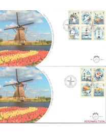 Nederland 2023: NVPH FDC: E865A + E965B: Echt Nederlands NL 1