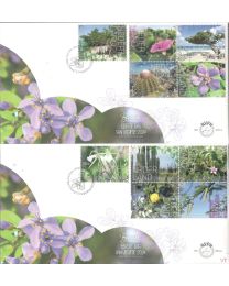 Nederland 2024: NVPH FDC: E883A + E883B: Flora Bonaire 2024
