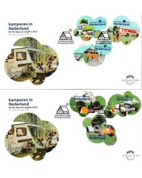 Nederland 2025: NVPH FDC: E897A + E897B: Kamperen in Nederland 2025