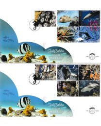 Nederland 2025: NVPH FDC: E898A + E898B: Beleef de natuur: Onderwaterleven Sint Eustatius 2025