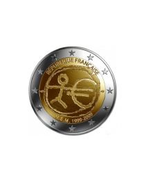 Frankrijk 2009: Speciale 2 Euro unc: 10 Jaar EMU