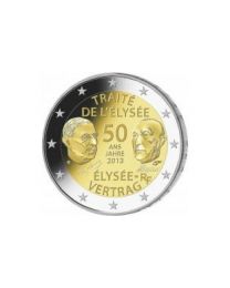 Frankrijk 2013: Speciale 2 Euro unc: 50 Jaar Elysée