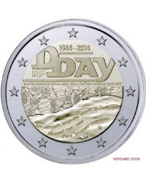 Frankrijk 2014: Speciale 2 Euro unc: D-Day