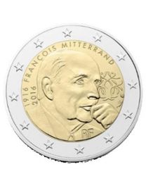 Frankrijk 2016: Speciale 2 Euro unc: François Mitterand
